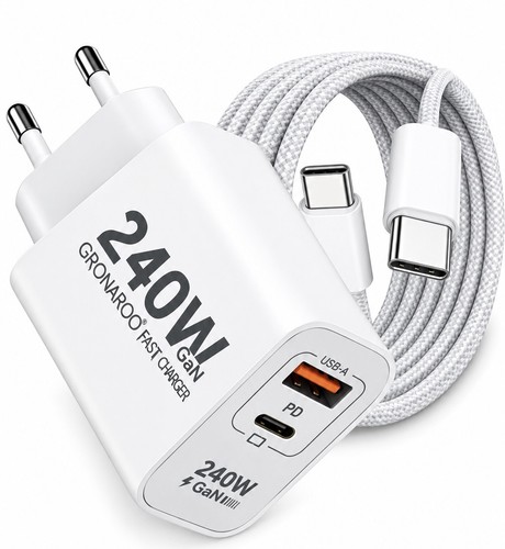 Caricatore rapido 240w gan - gan, eu