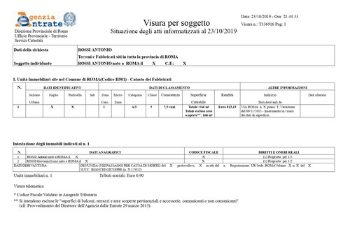 Visura catastale visure - visura, catastale,